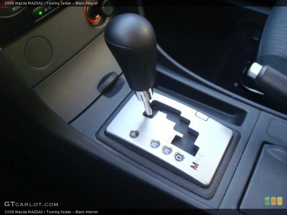 Black Interior Transmission for the 2008 Mazda MAZDA3 i Touring Sedan #39662948