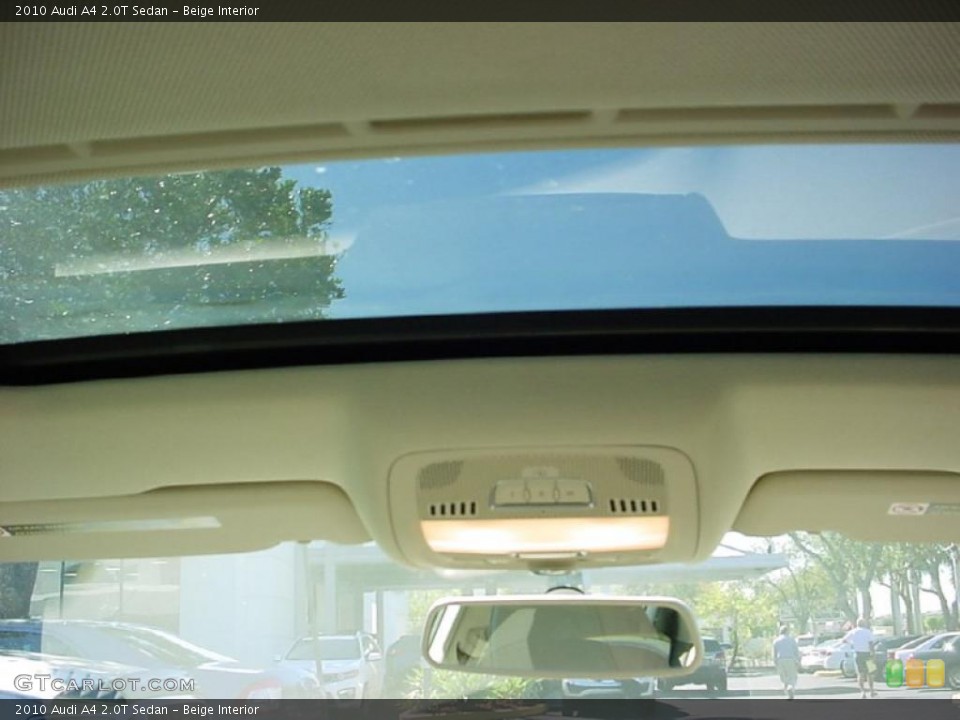 Beige Interior Sunroof for the 2010 Audi A4 2.0T Sedan #39663908