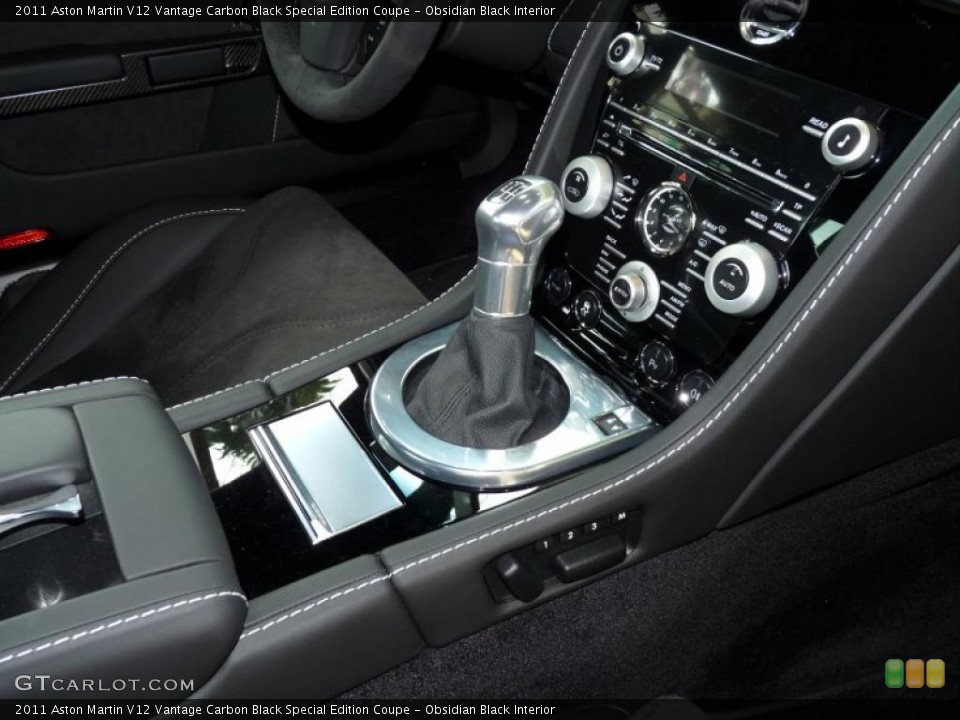 Obsidian Black Interior Transmission for the 2011 Aston Martin V12 Vantage Carbon Black Special Edition Coupe #39664368