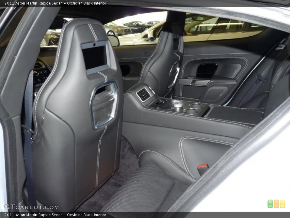 Obsidian Black Interior Photo for the 2011 Aston Martin Rapide Sedan #39664616