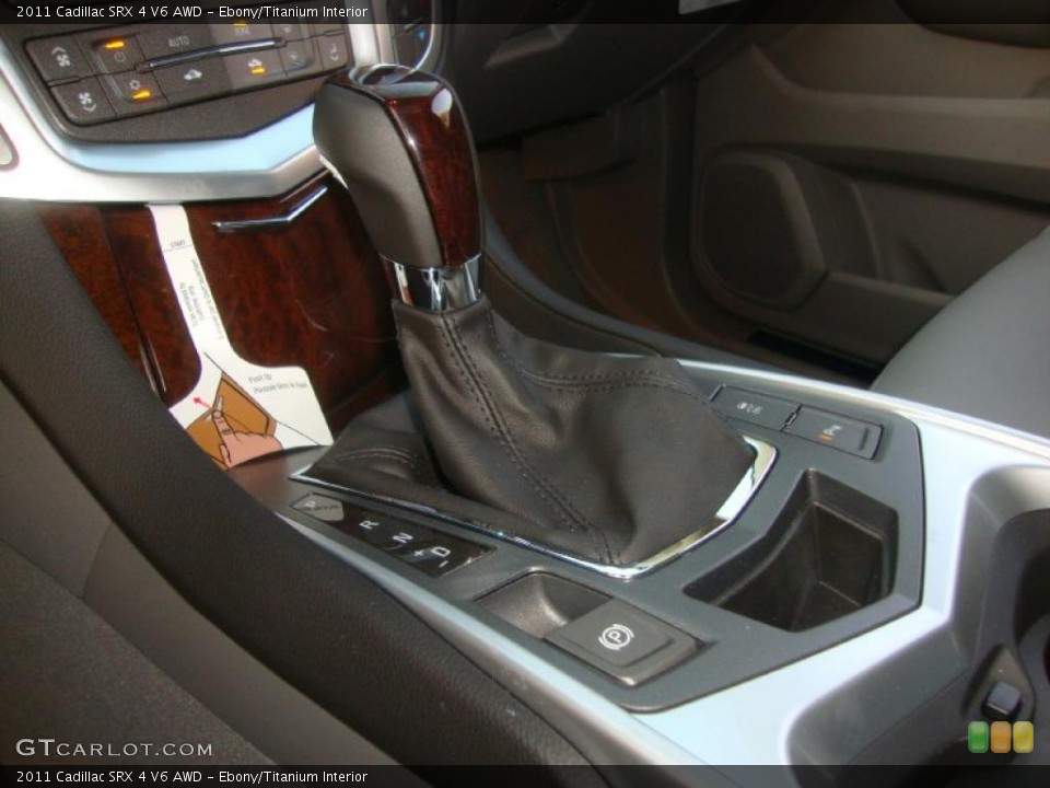 Ebony/Titanium Interior Transmission for the 2011 Cadillac SRX 4 V6 AWD #39664912