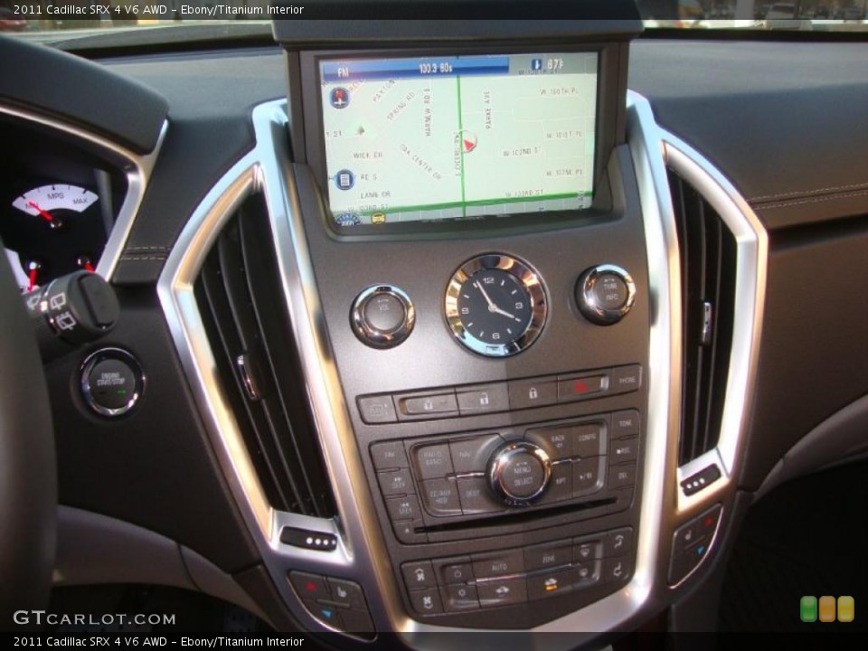 Ebony/Titanium Interior Controls for the 2011 Cadillac SRX 4 V6 AWD #39665496