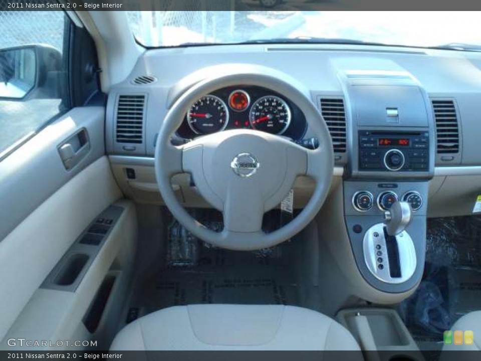 Beige Interior Dashboard for the 2011 Nissan Sentra 2.0 #39667773