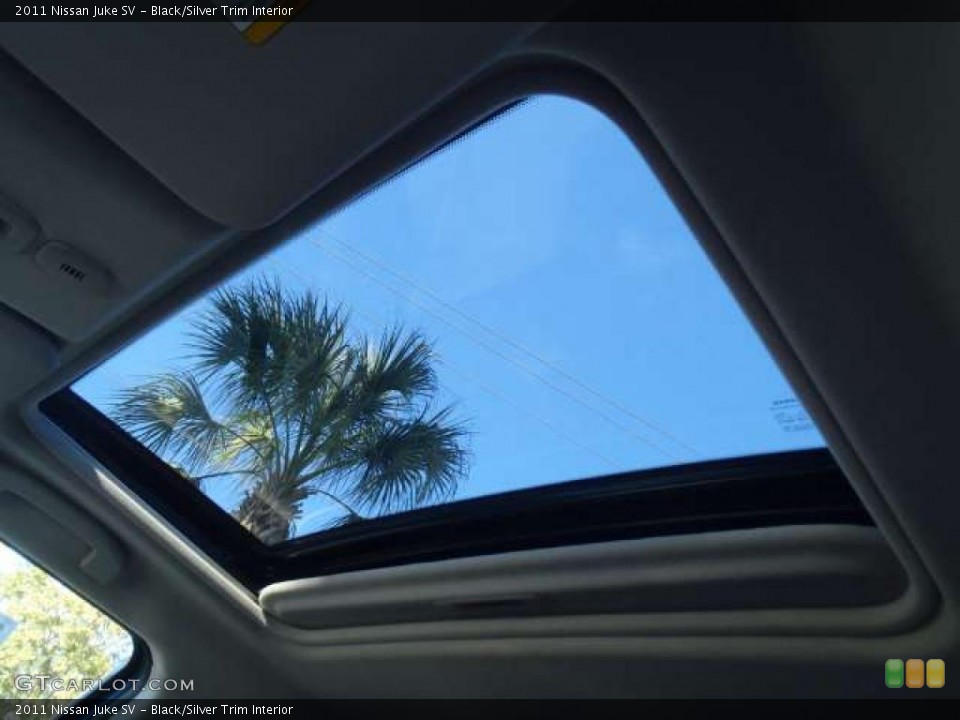 Black/Silver Trim Interior Sunroof for the 2011 Nissan Juke SV #39669383