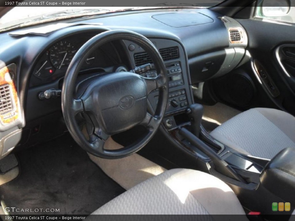 Beige Interior Photo for the 1997 Toyota Celica ST Coupe #39669859