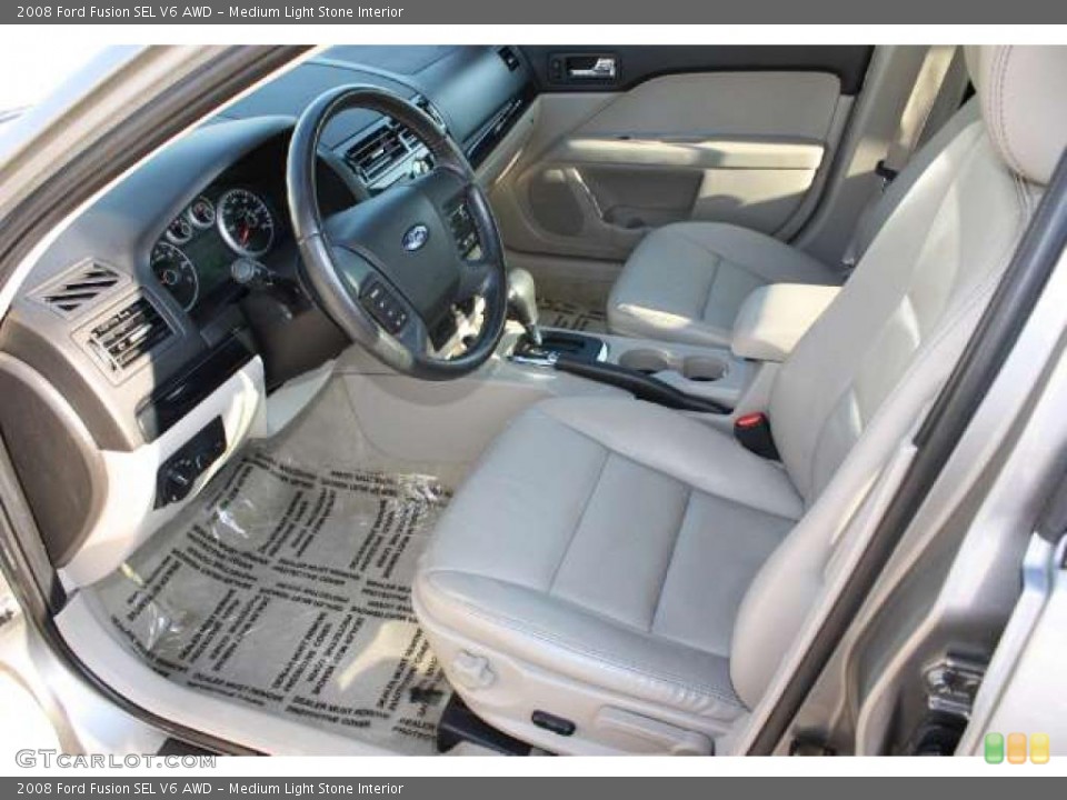 Medium Light Stone Interior Photo for the 2008 Ford Fusion SEL V6 AWD #39670743