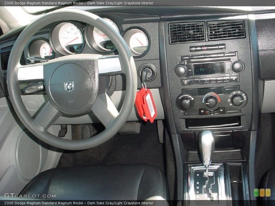 Dark Slate Gray/Light Graystone Interior Controls for the 2006 Dodge Magnum  #39670863