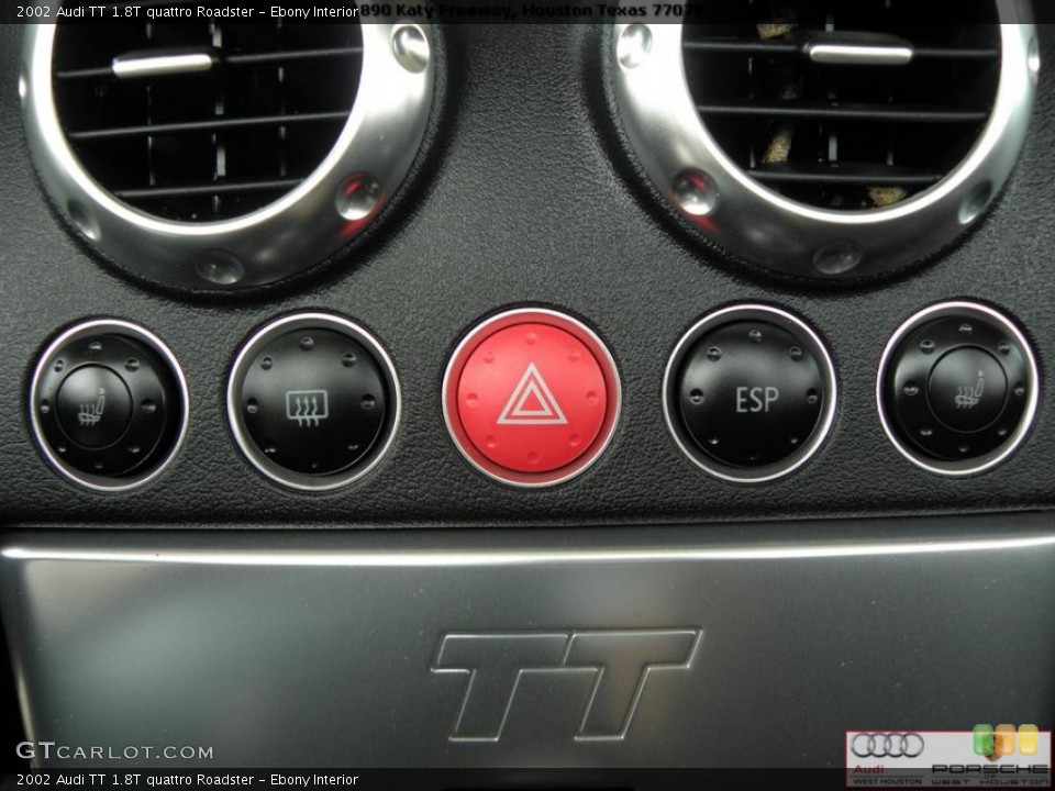 Ebony Interior Controls for the 2002 Audi TT 1.8T quattro Roadster #39672547