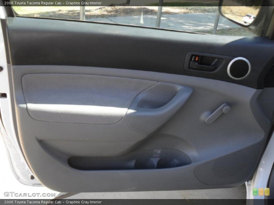 Graphite Gray Interior Door Panel for the 2006 Toyota Tacoma Regular Cab #39673007