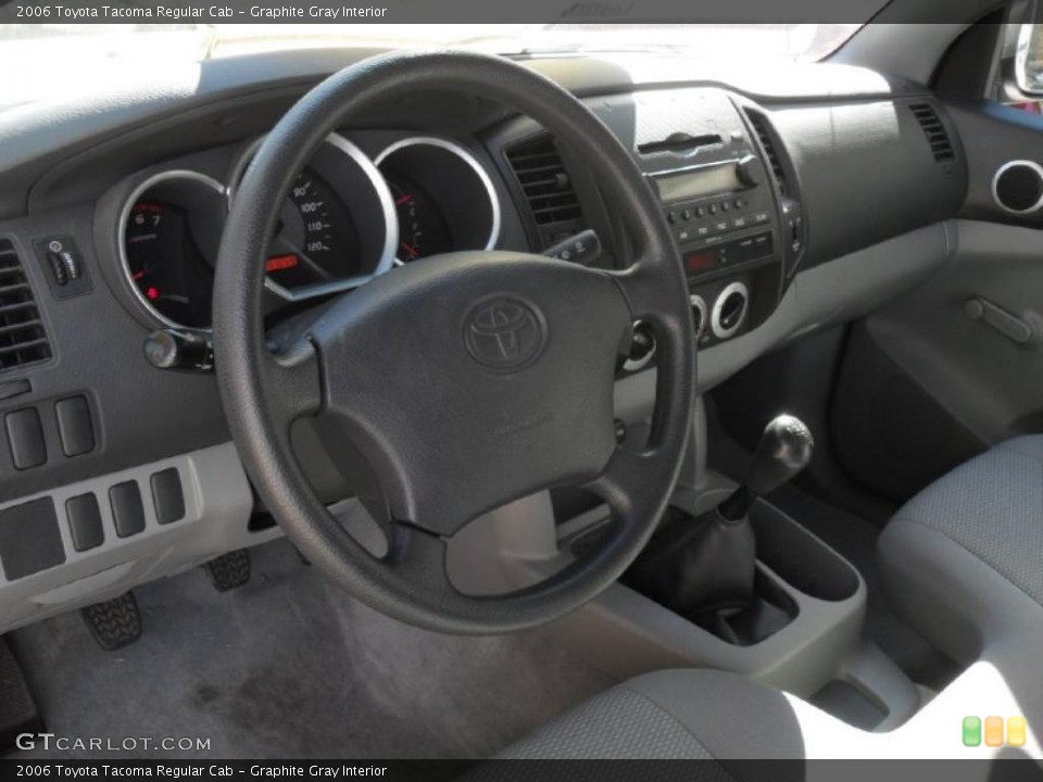 Graphite Gray Interior Photo for the 2006 Toyota Tacoma Regular Cab #39673183