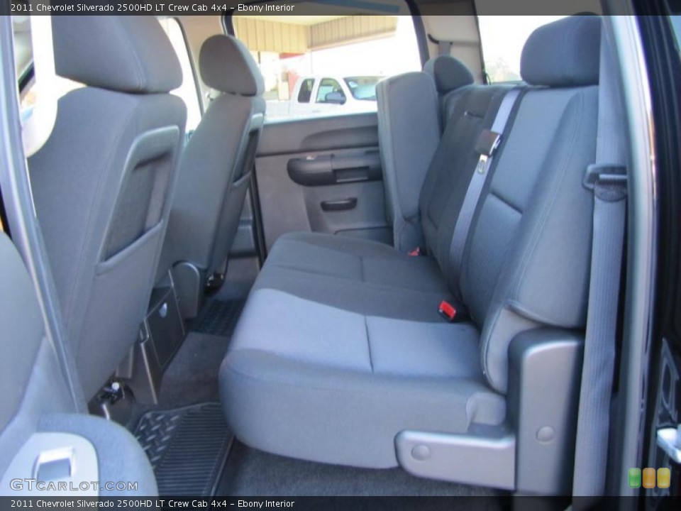 Ebony Interior Photo for the 2011 Chevrolet Silverado 2500HD LT Crew Cab 4x4 #39673747