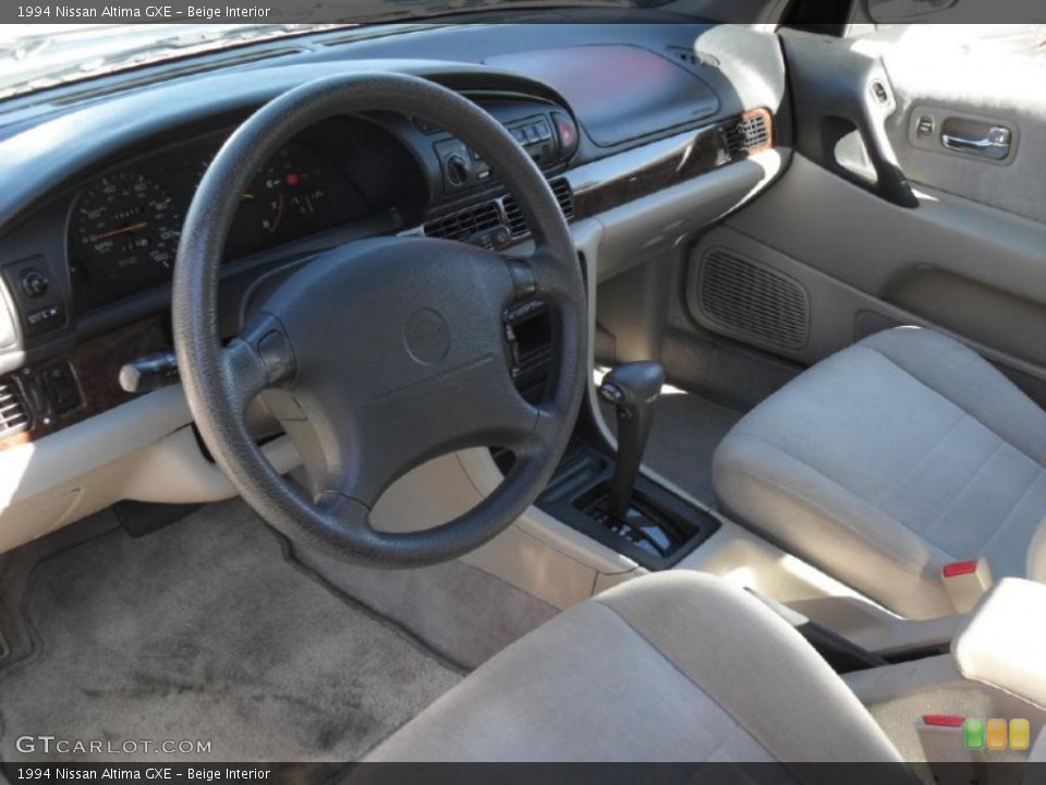 Beige 1994 Nissan Altima Interiors