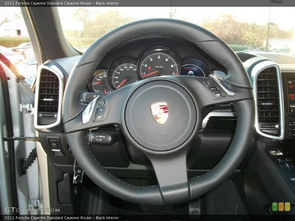 Black Interior Steering Wheel for the 2011 Porsche Cayenne  #39675715