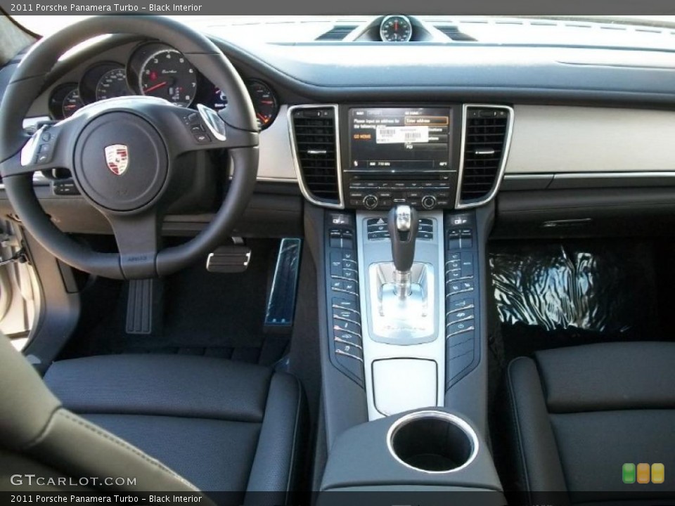Black Interior Dashboard for the 2011 Porsche Panamera Turbo #39676339