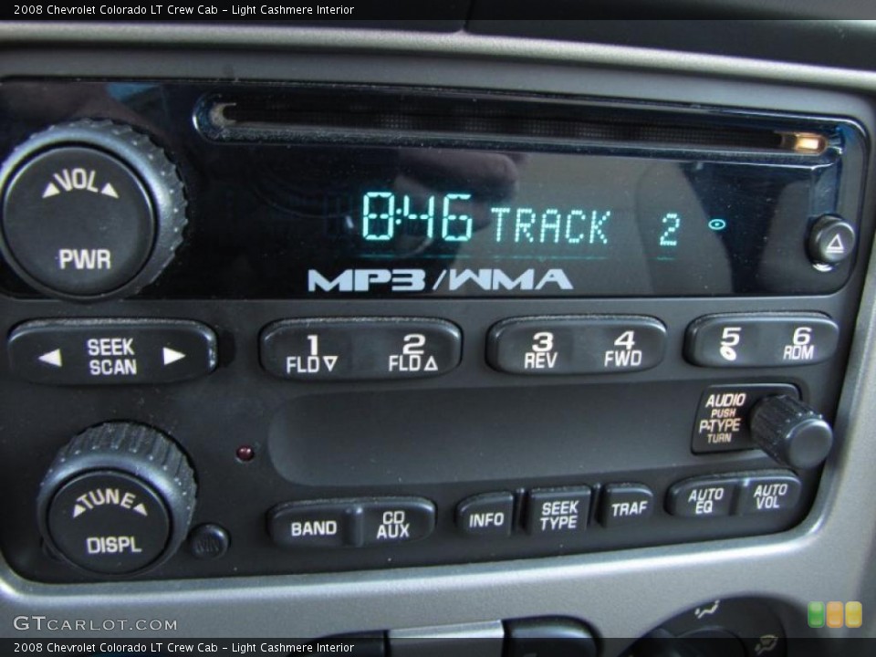Light Cashmere Interior Controls for the 2008 Chevrolet Colorado LT Crew Cab #39676691