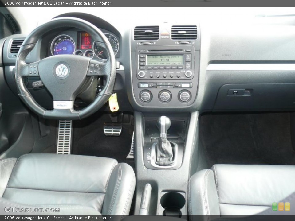 Anthracite Black Interior Dashboard for the 2006 Volkswagen Jetta GLI Sedan #39676743