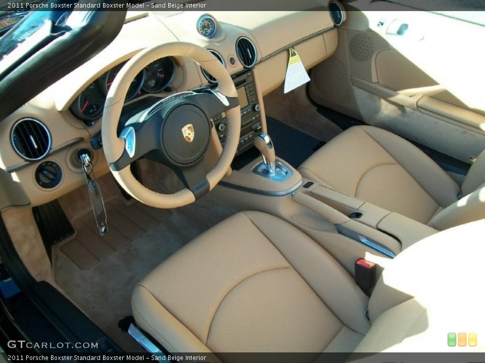Sand Beige Interior Photo for the 2011 Porsche Boxster  #39677415