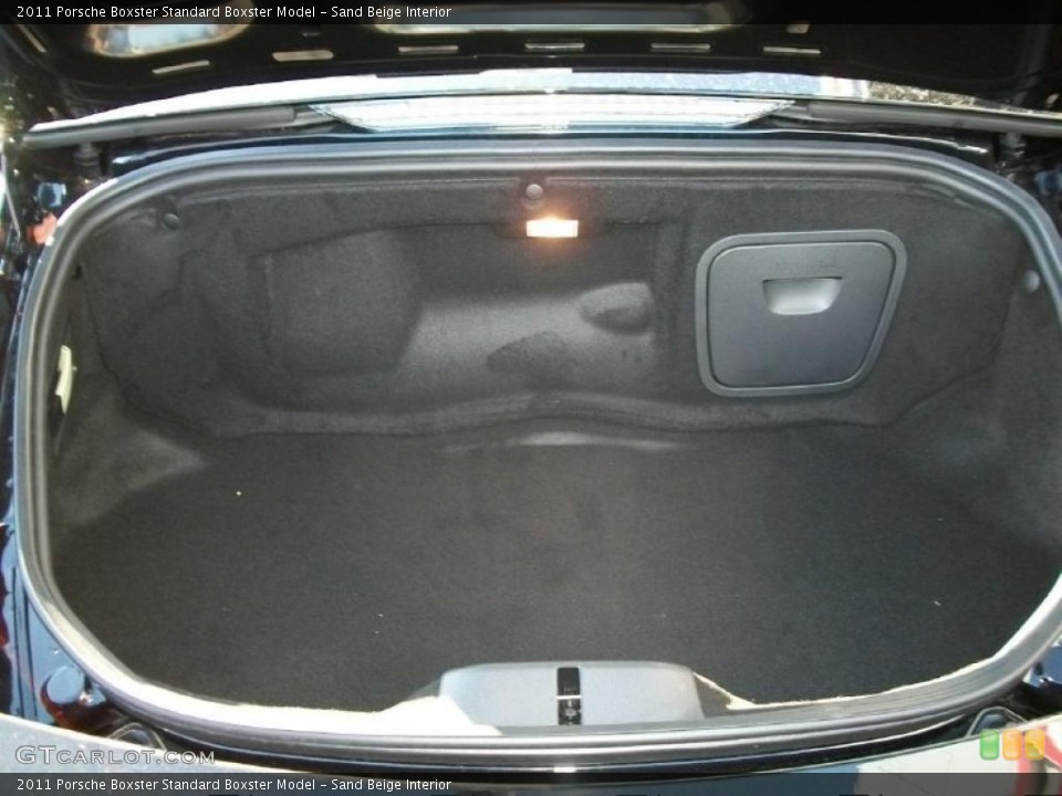 Sand Beige Interior Trunk for the 2011 Porsche Boxster  #39677579