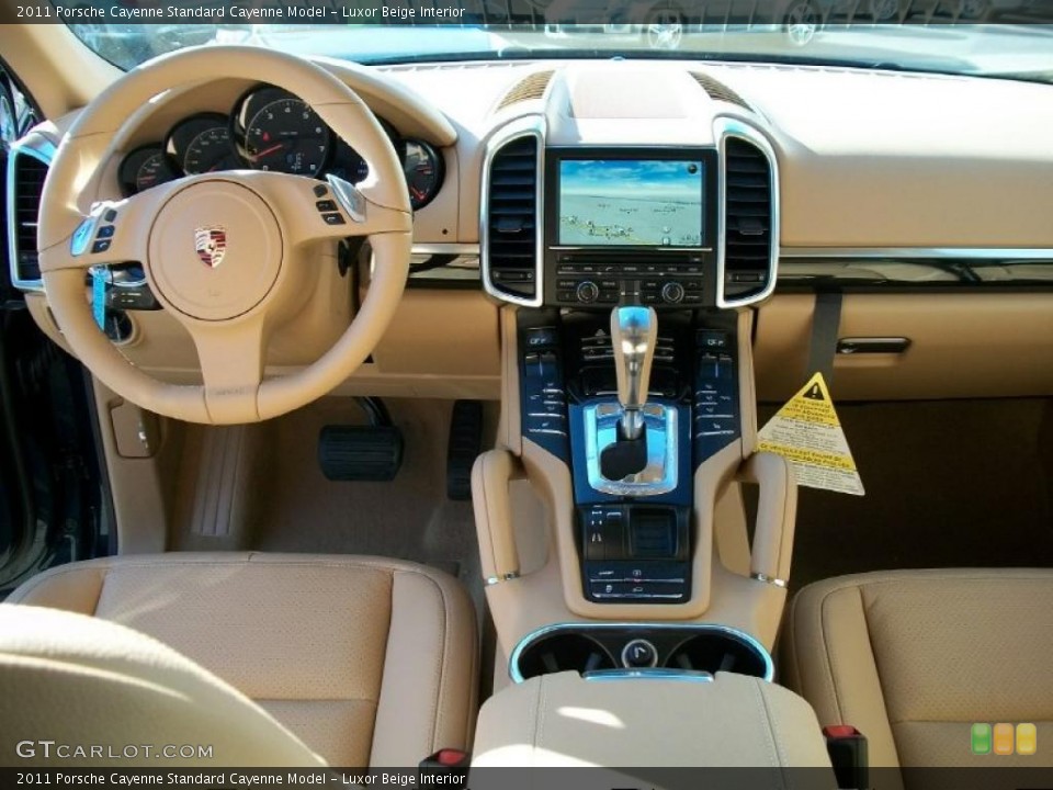Luxor Beige Interior Dashboard for the 2011 Porsche Cayenne  #39677987