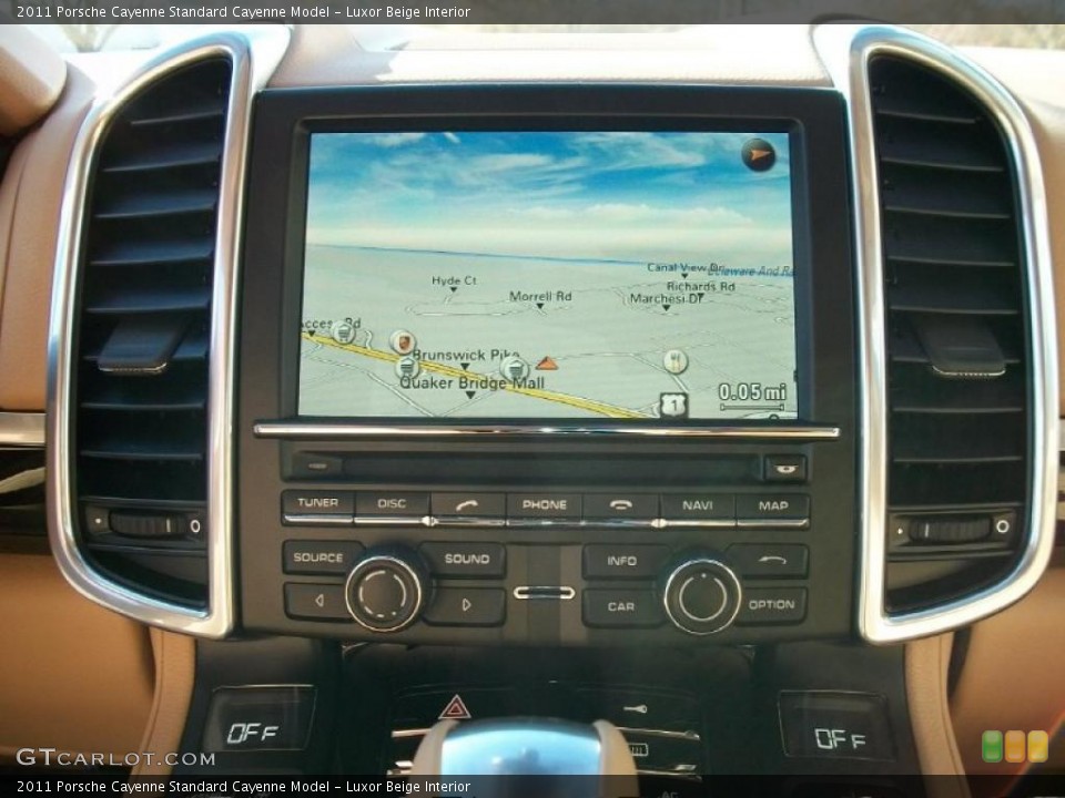 Luxor Beige Interior Navigation for the 2011 Porsche Cayenne  #39678067