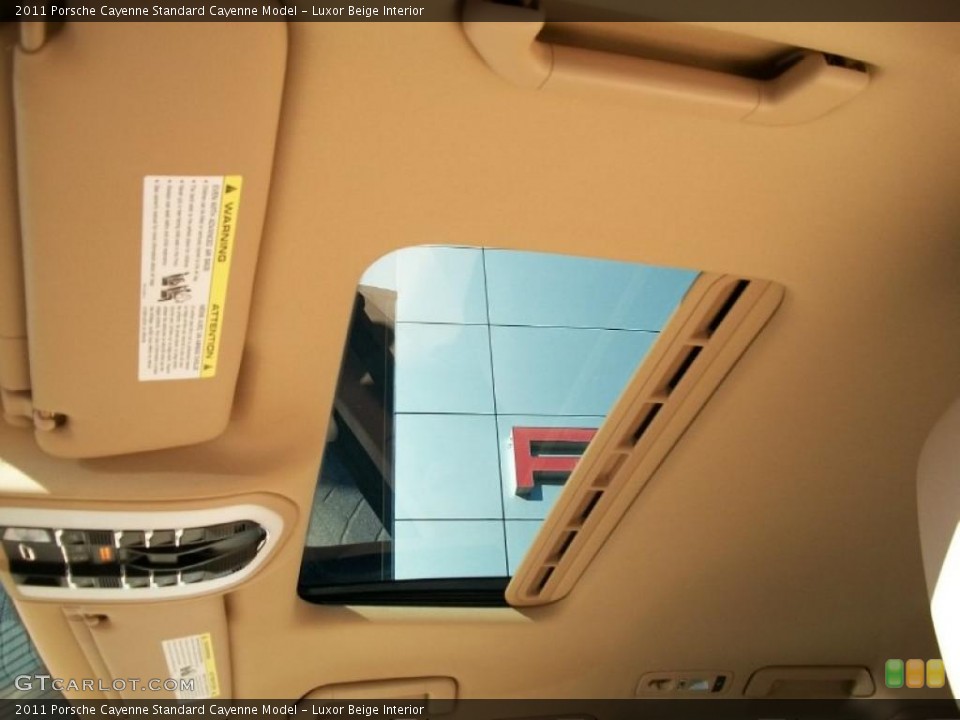 Luxor Beige Interior Sunroof for the 2011 Porsche Cayenne  #39678099