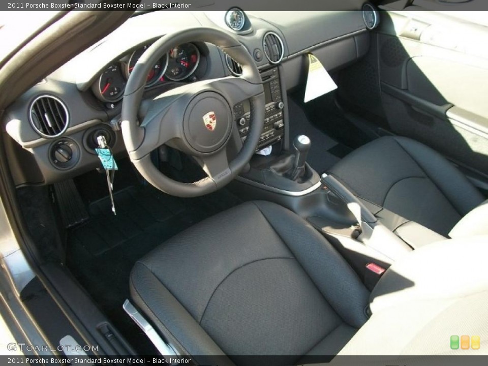 Black Interior Photo for the 2011 Porsche Boxster  #39678959