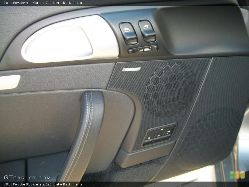 Black Interior Controls for the 2011 Porsche 911 Carrera Cabriolet #39679423