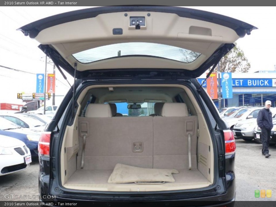 Tan Interior Trunk for the 2010 Saturn Outlook XR AWD #39680083