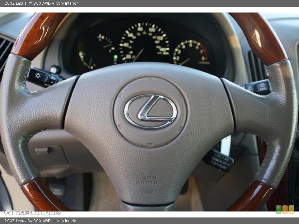 Ivory Interior Steering Wheel for the 2003 Lexus RX 300 AWD #39680247