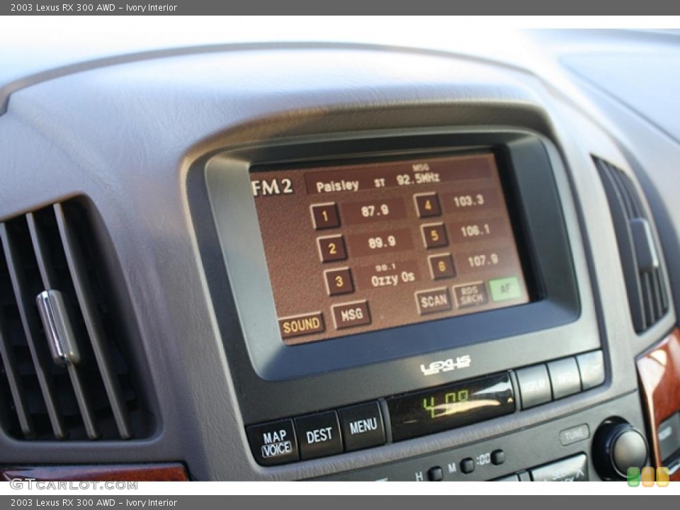 Ivory Interior Navigation for the 2003 Lexus RX 300 AWD #39680263