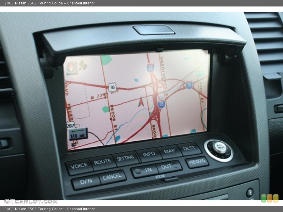 Charcoal Interior Navigation for the 2003 Nissan 350Z Touring Coupe #39680923