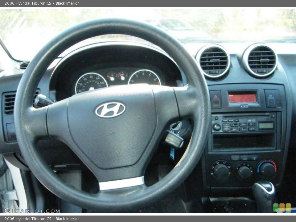 Black Interior Dashboard for the 2006 Hyundai Tiburon GS #39683855