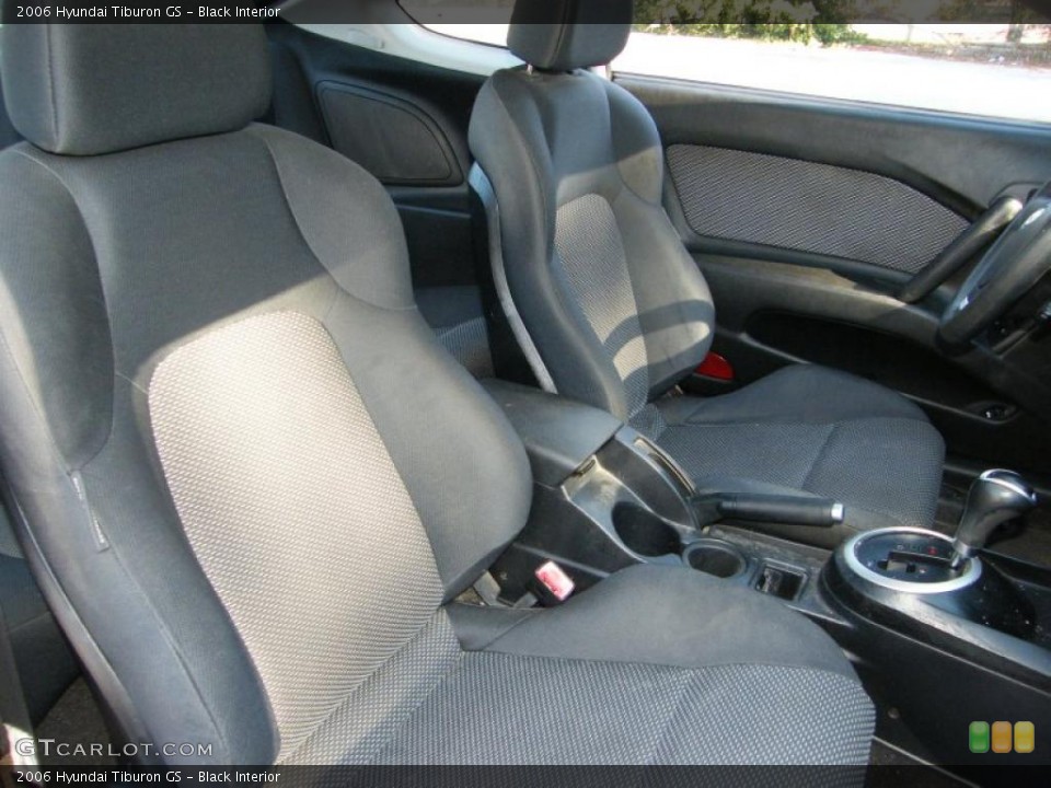 Black Interior Photo for the 2006 Hyundai Tiburon GS #39683963