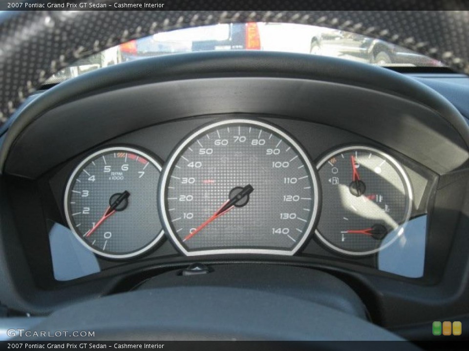 Cashmere Interior Gauges for the 2007 Pontiac Grand Prix GT Sedan #39684079