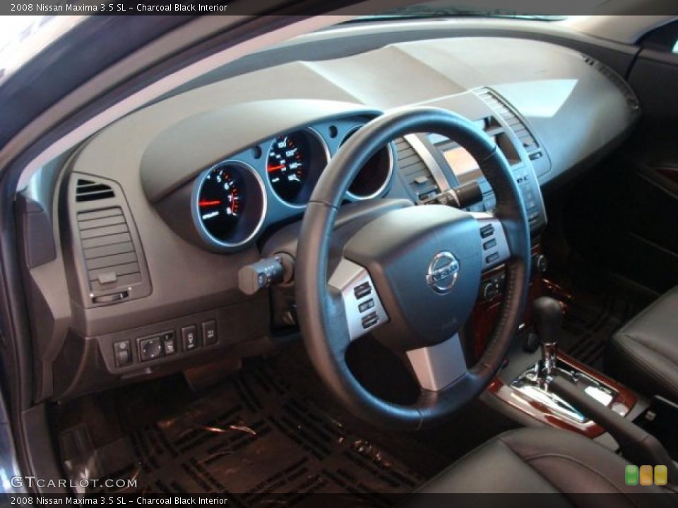 Charcoal Black Interior Photo for the 2008 Nissan Maxima 3.5 SL #39684099