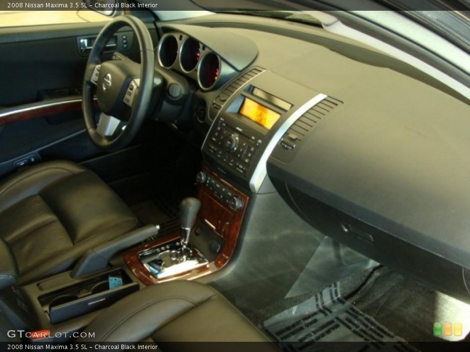 Charcoal Black Interior Dashboard for the 2008 Nissan Maxima 3.5 SL #39684143