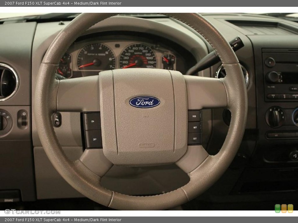 Medium/Dark Flint Interior Steering Wheel for the 2007 Ford F150 XLT SuperCab 4x4 #39685455