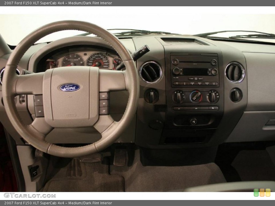 Medium/Dark Flint Interior Dashboard for the 2007 Ford F150 XLT SuperCab 4x4 #39685567