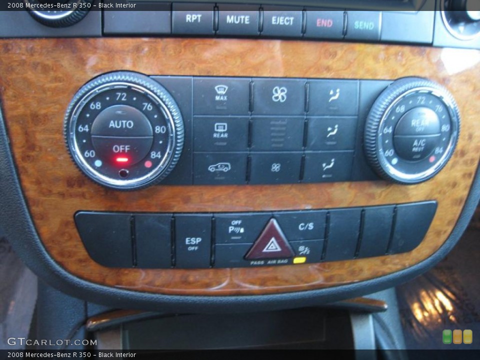 Black Interior Controls for the 2008 Mercedes-Benz R 350 #39686031