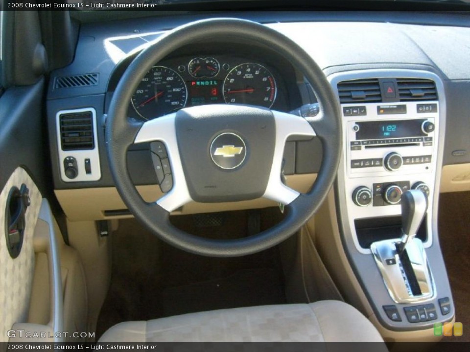 Light Cashmere Interior Dashboard for the 2008 Chevrolet Equinox LS #39686911