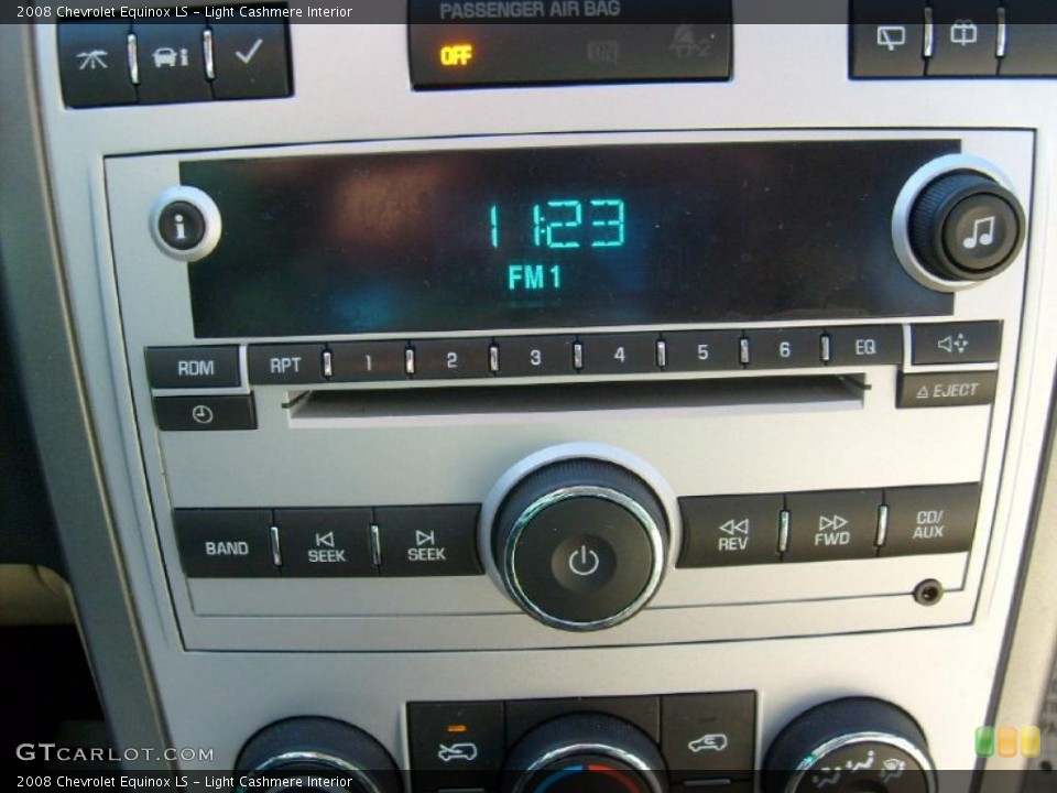 Light Cashmere Interior Controls for the 2008 Chevrolet Equinox LS #39687119
