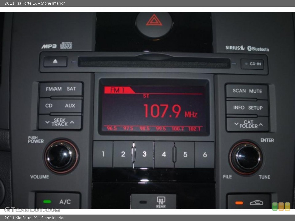 Stone Interior Controls for the 2011 Kia Forte LX #39688303