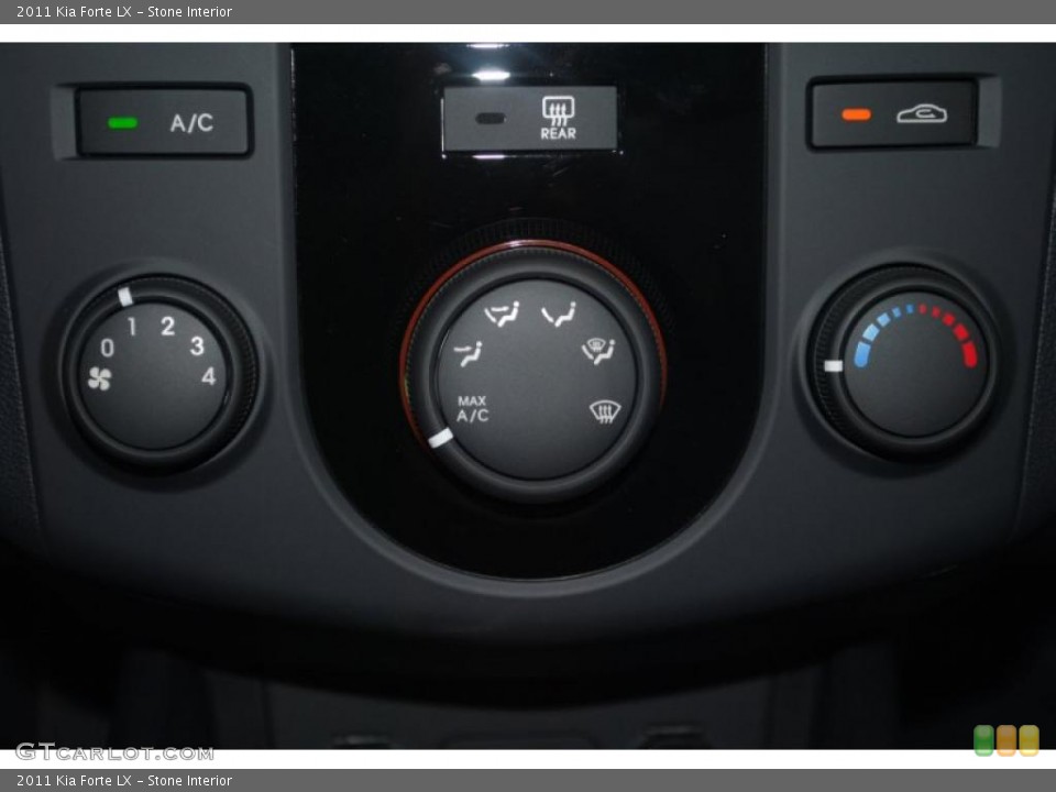 Stone Interior Controls for the 2011 Kia Forte LX #39688319