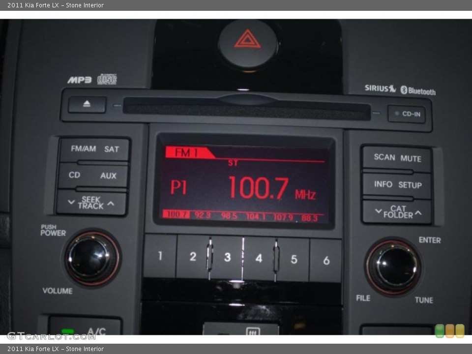 Stone Interior Controls for the 2011 Kia Forte LX #39688871