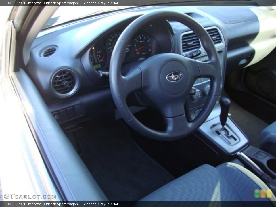 Graphite Gray Interior Photo for the 2007 Subaru Impreza Outback Sport Wagon #39689171