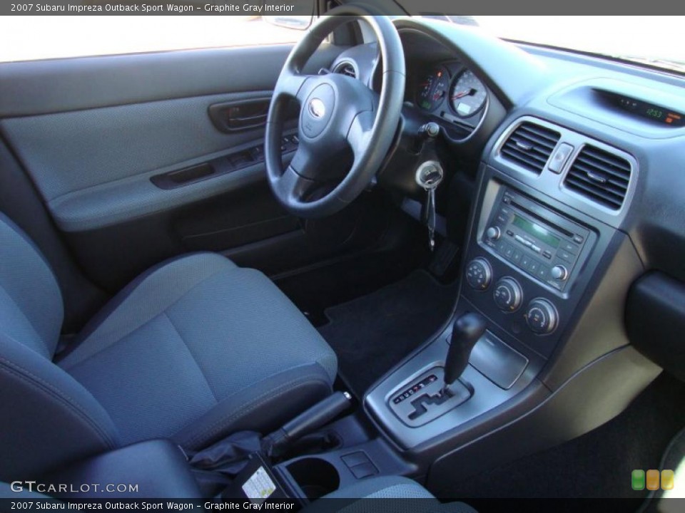 Graphite Gray Interior Photo for the 2007 Subaru Impreza Outback Sport Wagon #39689275