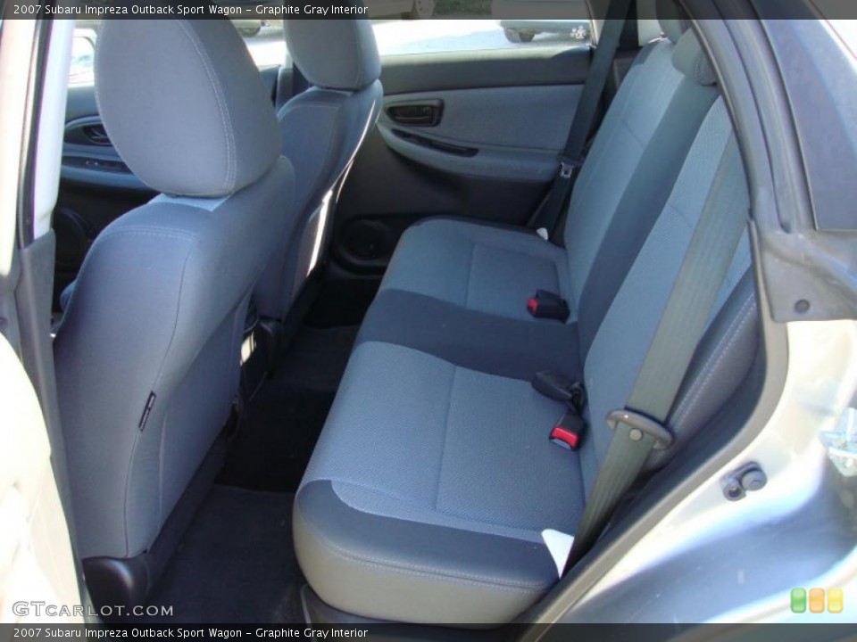 Graphite Gray Interior Photo for the 2007 Subaru Impreza Outback Sport Wagon #39689371