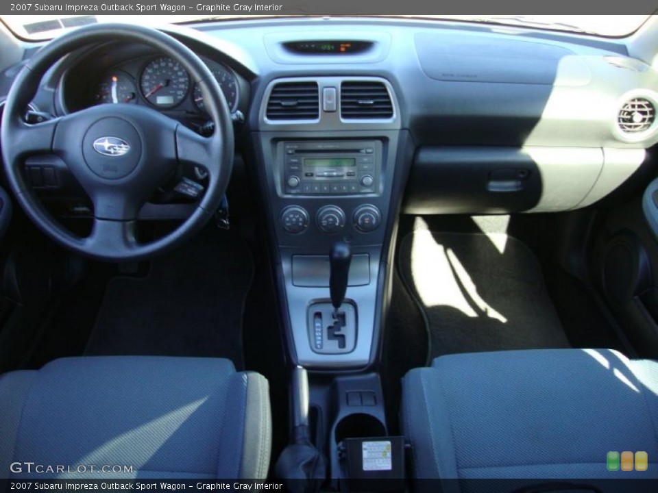 Graphite Gray Interior Dashboard for the 2007 Subaru Impreza Outback Sport Wagon #39689399
