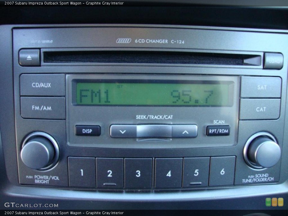 Graphite Gray Interior Controls for the 2007 Subaru Impreza Outback Sport Wagon #39689623