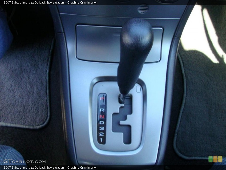Graphite Gray Interior Transmission for the 2007 Subaru Impreza Outback Sport Wagon #39689651